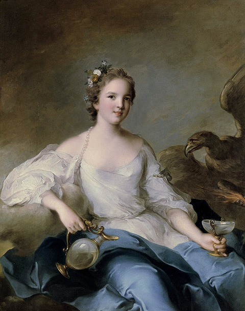 Charlotte-Louise de Rohan-Gumen en 1737- par Jean-Marc Nattier- conserv au Chteau de Versailles